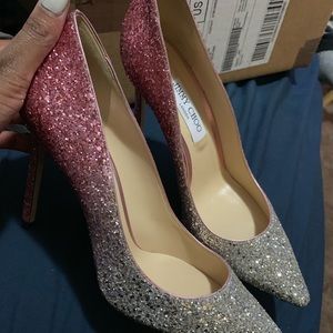 Jimmy choo Romy 100 flamingo